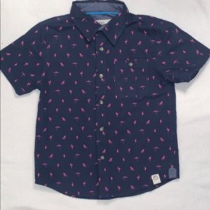 KIDS SHORT SLEEVE BUTTON UP